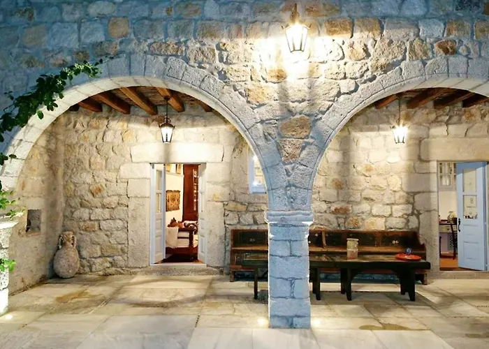 Family House With Sea View In Patmos + Terrace